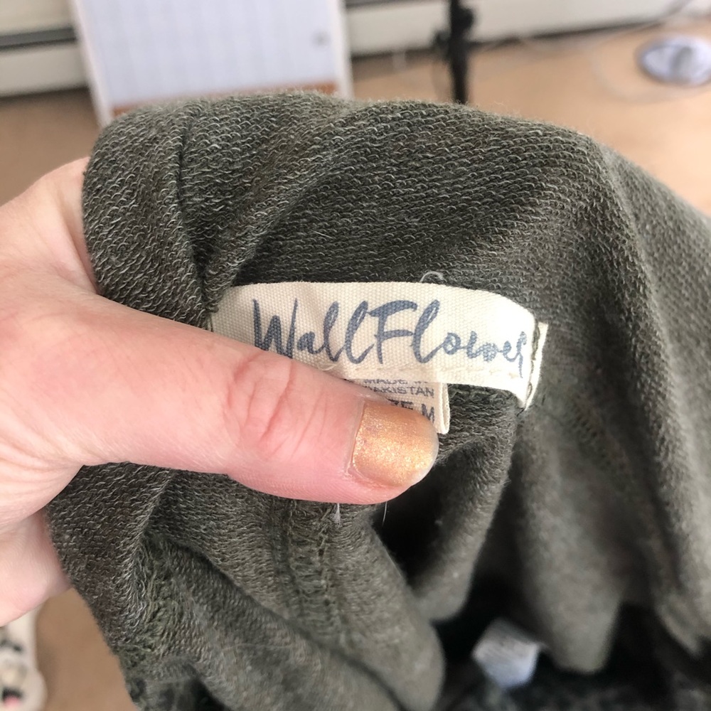 Wallflower cheetah sweatshirt terry overalls - Picture 3 of 6